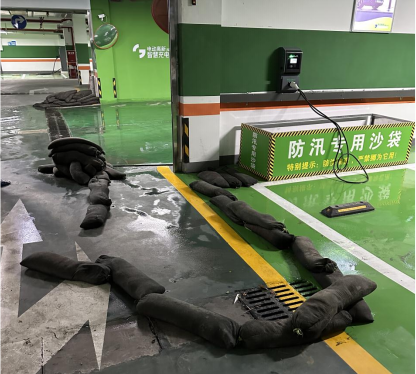 暴雨中，自貢高投集團項目經受考驗